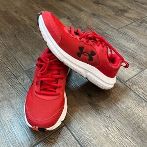 Under Armour Charged‎ Assert 10 Comfort Deluxe System Red Athletic Shoes Men's 8